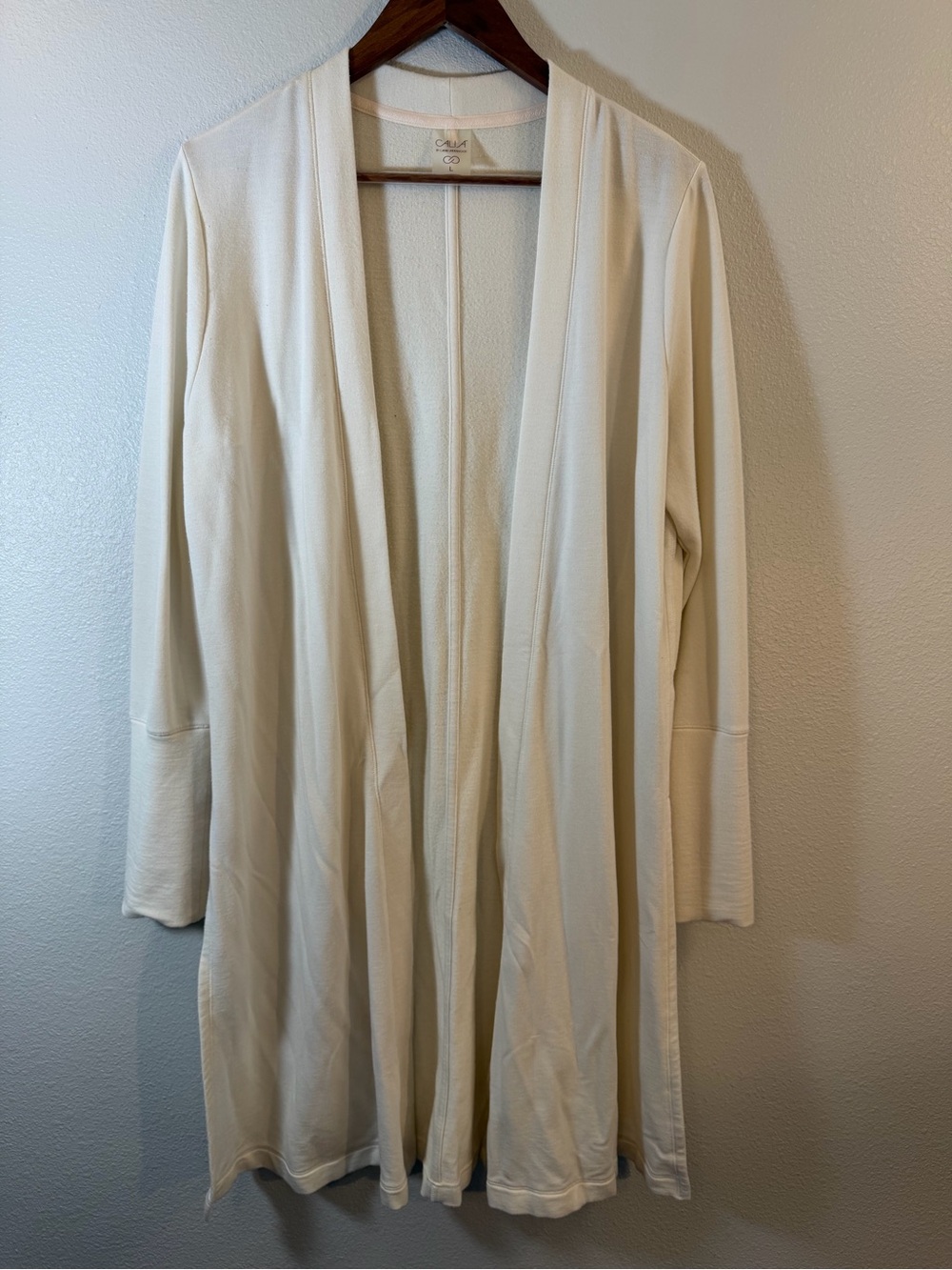 CALIA by Carrie Underwood Cream/Ivory Open-Front Cardigan